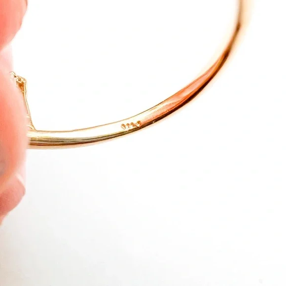 14K Yellow Gold Nail Ring - Picture 7 of 8